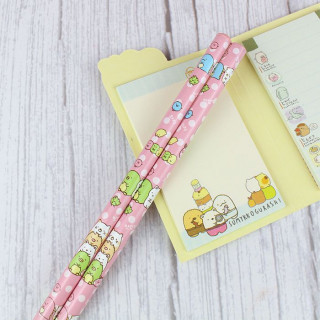 Crayon à Papier San-X Sumikko Gurashi - Rose  sur Tamtokki Boutique Kawaii