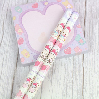 Crayon à Papier San-X - Korilakkuma Strawberry Violet B  sur Tamtokki Boutique Kawaii