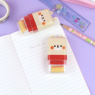 Gomme Roller Kamio Japan - Shiba Rouge  sur Tamtokki Boutique Kawaii