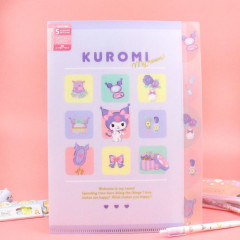 Pochette Plastique A4 Sanrio Kuromi - My Room  sur Tamtokki Boutique Kawaii