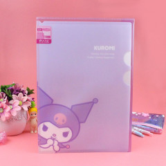 Pochette Plastique A4 Sanrio Kuromi - Cheeky  sur Tamtokki Boutique Kawaii