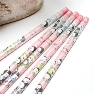 Crayon à Papier Pingouin Kamio Rose / Tamtokki.com - Boutique Kawaii en France IM#2703