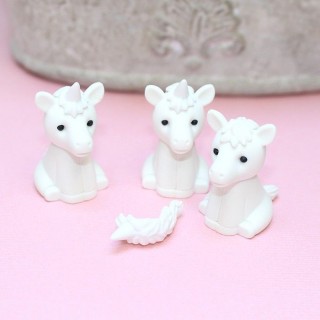 Gomme Iwako White Unicorn / Tamtokki.com - Boutique Kawaii en France IM#2765