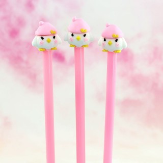 Stylo Pingouin Rose / Tamtokki.com - Boutique Kawaii en France IM#6443