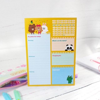Daily Planner Line Friends / Tamtokki.com - Boutique Kawaii en France IM#6896