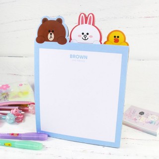 Bloc Note Line Friends / Tamtokki.com - Boutique Kawaii en France IM#6928