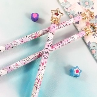 Crayon à Papier Enchanted Time Cats - Love Letter / Tamtokki.com - Boutique Kawaii en France IM#7114