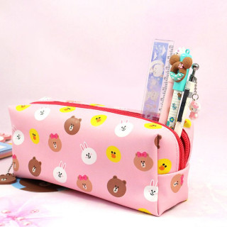 Trousse Line Friends Rose