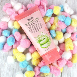 BEAUTY SKIN - Aloe Vera And Rose Foam Cleanser - Nettoyant Visage  / Tamtokki.com - Boutique Kawaii en France IM#9845